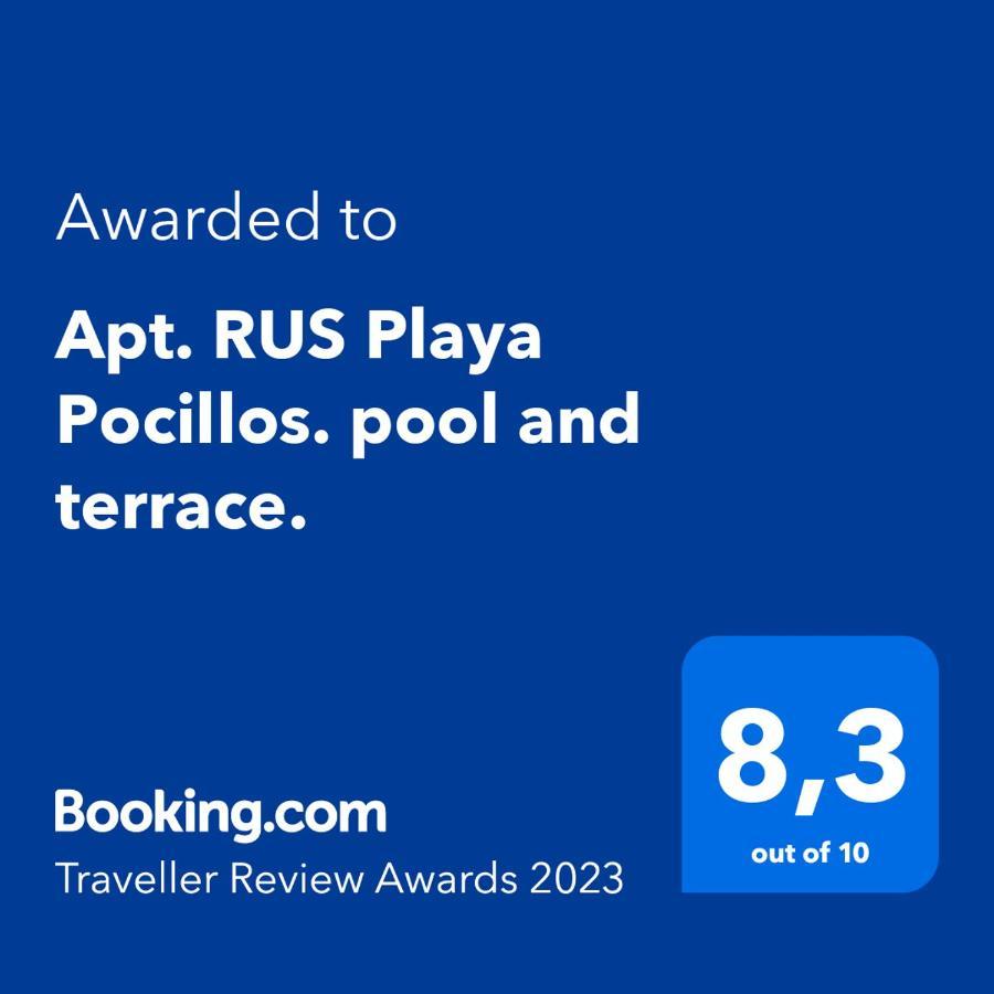 Apt. Rus Playa Pocillos. Pool And Terrace. Apartment Tias Bagian luar foto